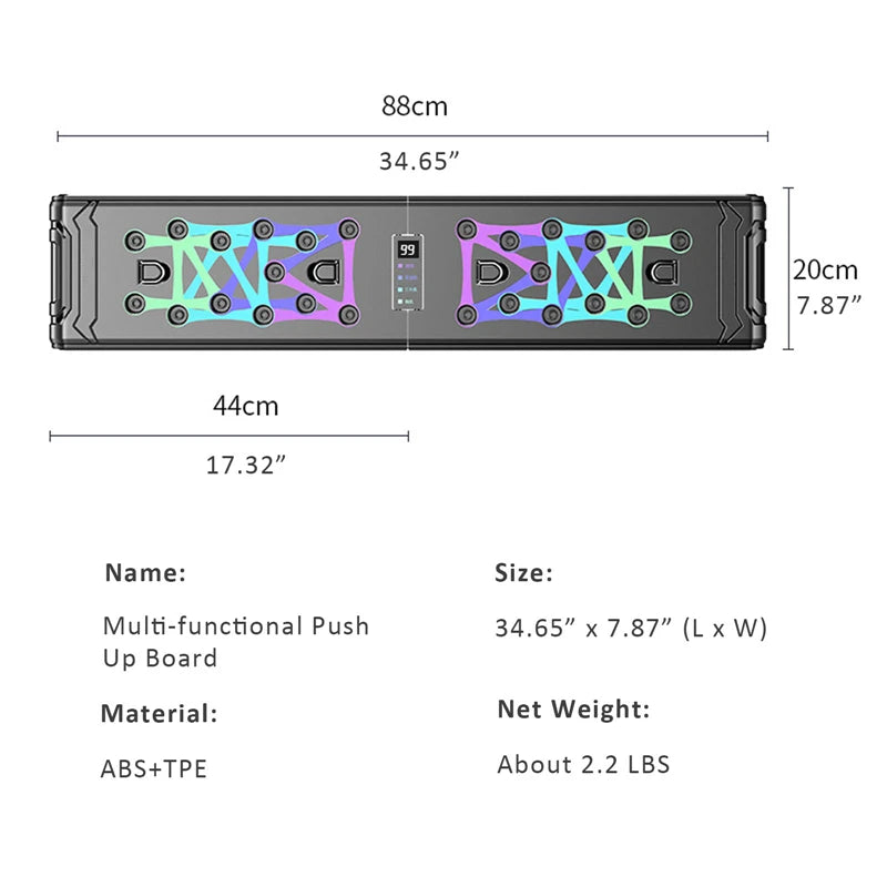 Counting Folding Push Up Board Multifunctional Exercise Table