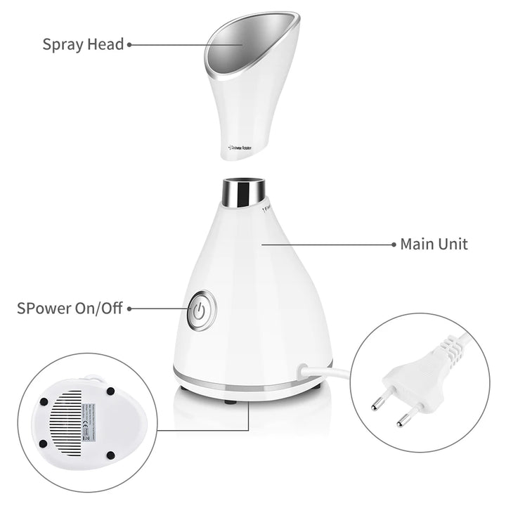 Ionic Facial Steamer Deep Cleaning Hot Steamer Cleaner Face Sprayer Machine