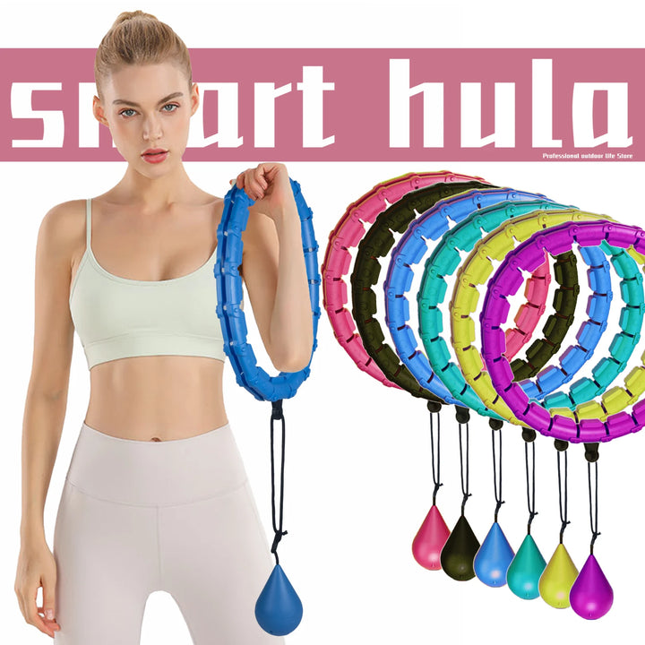 Sport Hoops Abdominal Waist Exercise Detachable Hoola Massage