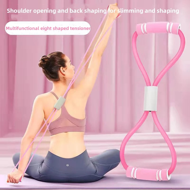 Resistance Bands with Foam Sport At Home Yoga Fitness Accessories