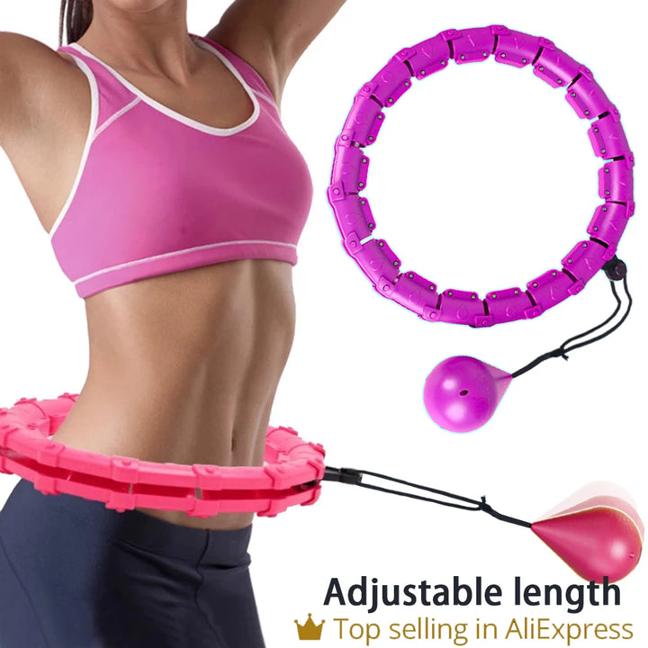 Sport Hoops Abdominal Waist Exercise Detachable Hoola Massage