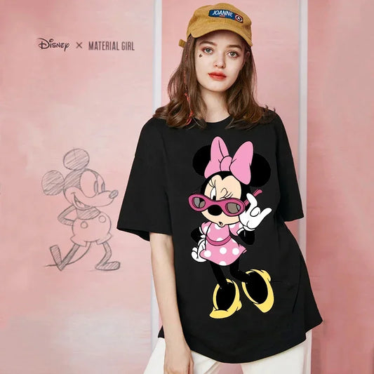 Chic Minnie Mouse Tee for Women