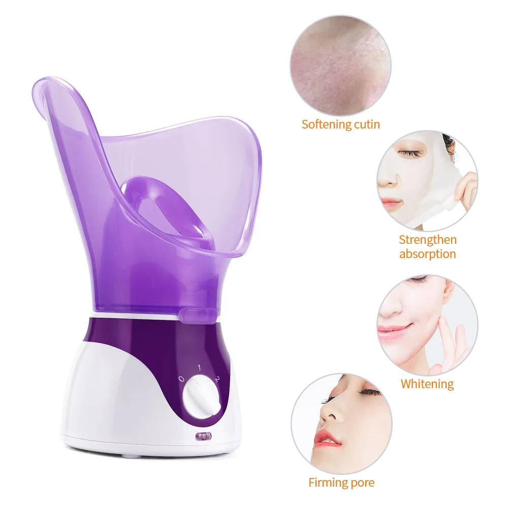 Face Steamer Facial Heating Sprayer Skin Moisturizing Pore Cleaner