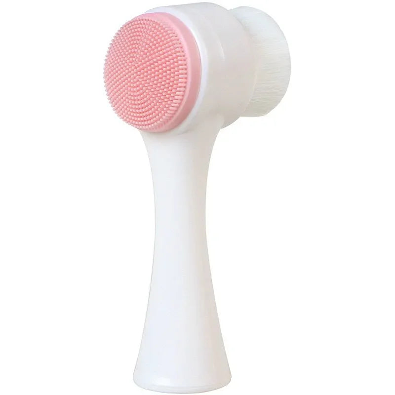 Silicone Facial Wash  Manual Cleansing Brush Facial Cleanser