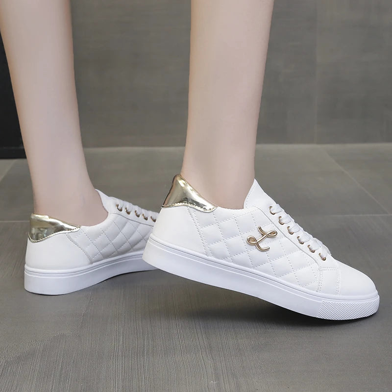 Fashion Casual Platform Sneakers for Women White Sport