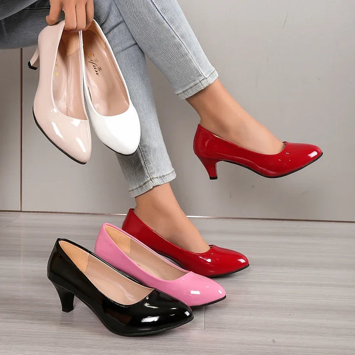 Women Pumps Nude Shallow Mouth Women Shoes Fashion