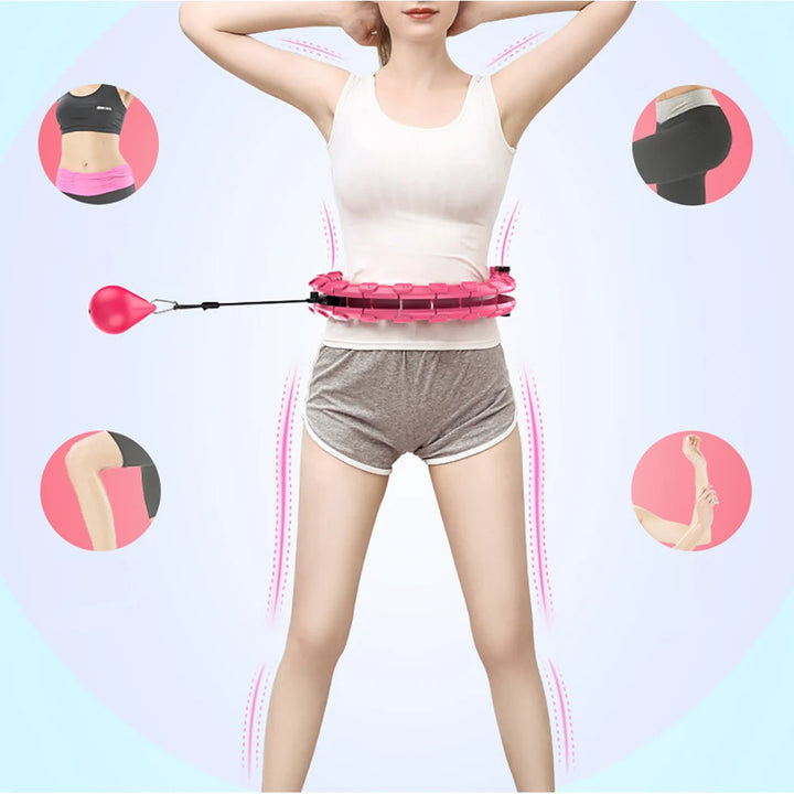 Sport Hoops Abdominal Waist Exercise Detachable Hoola Massage