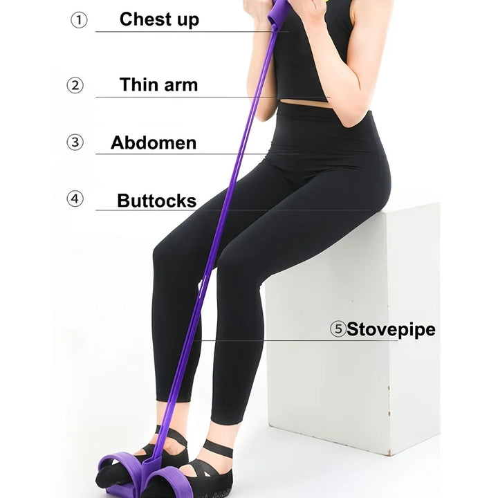 Pulling with Slimming Tummy Sit-up Assistant Fitness Equipment