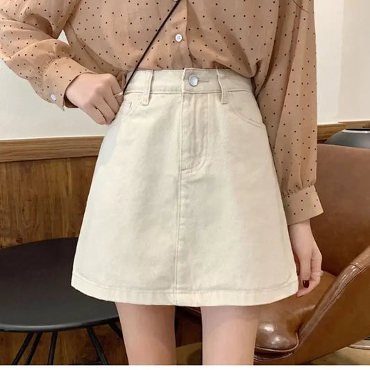 Summer Denim Short Skirt for Women High Wiast Sexy Tight Bag Hip Skirts