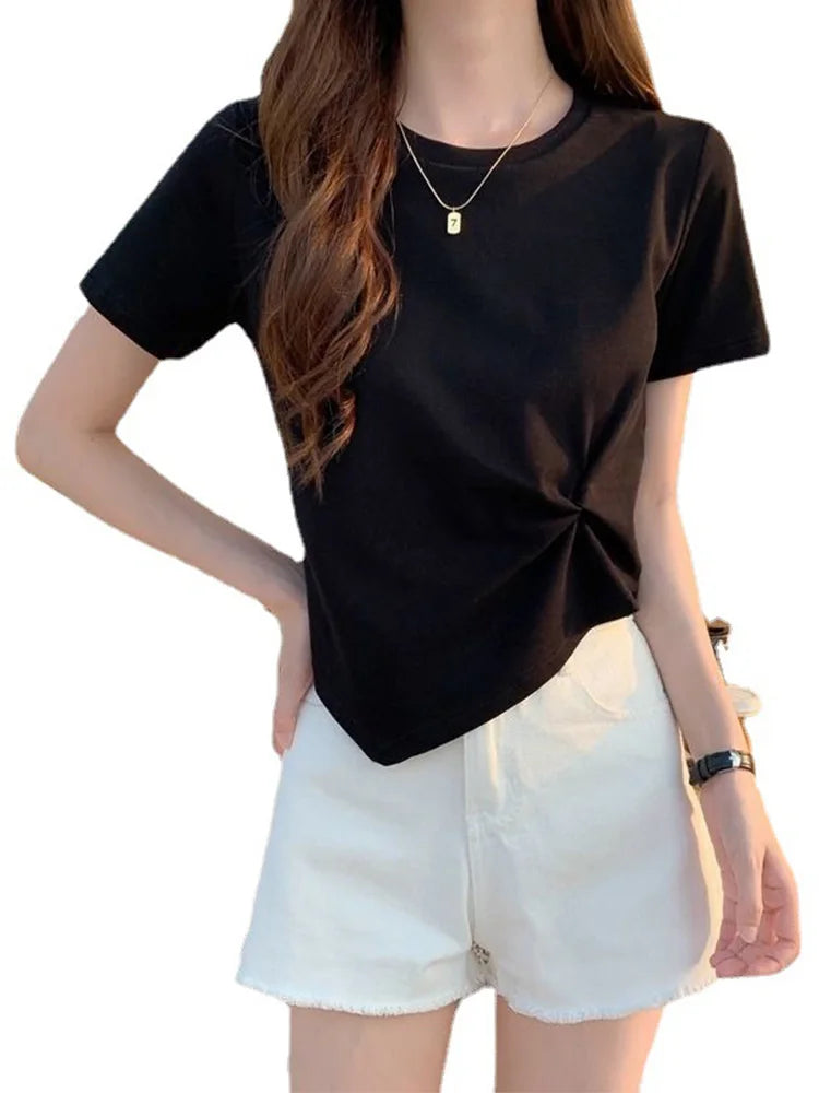 Summer Skinny T Shirt Femme