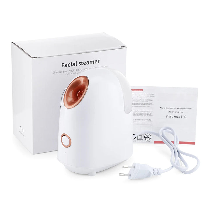 Facial Steamer Nano Ionic Hot Mist Face Steamer Home Sauna SPA Face Humidifier