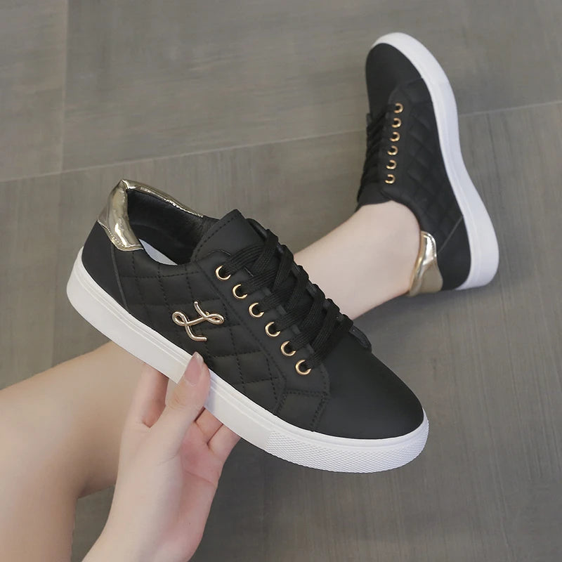 Fashion Casual Platform Sneakers for Women White Sport