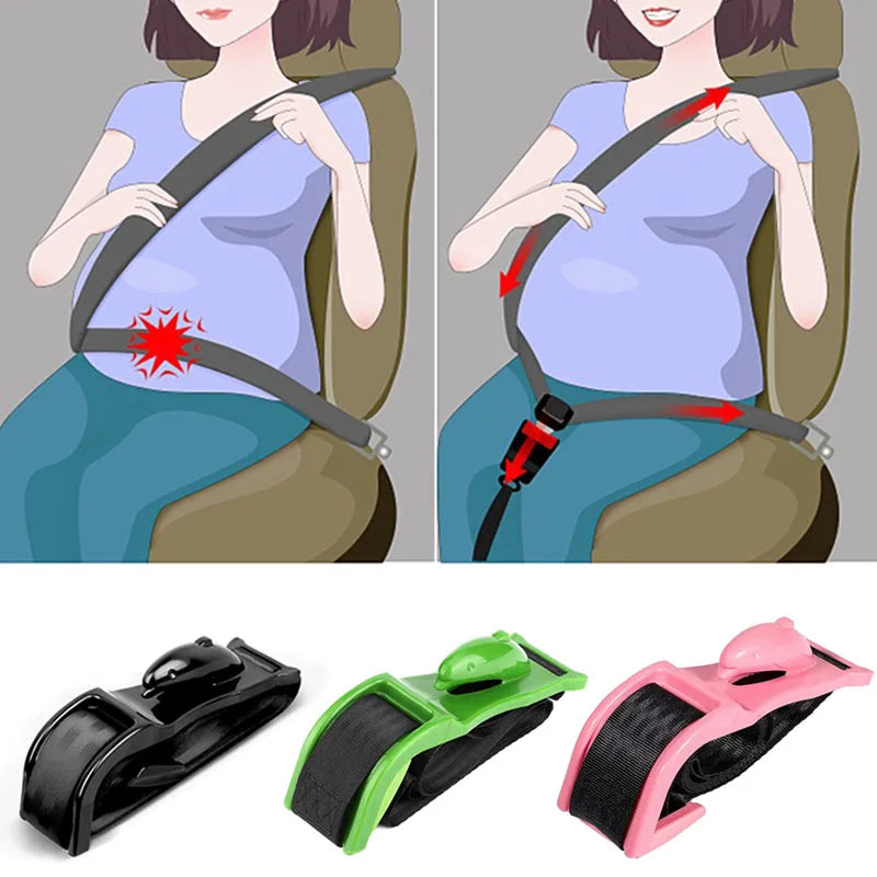 Pregnancy Car Seat Belt Adjuster – Comfort & Safety for Moms