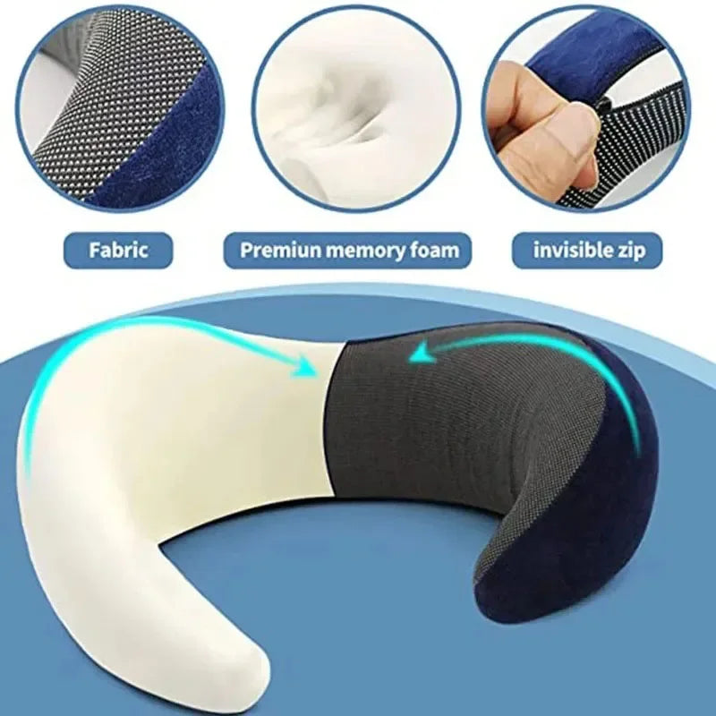 Portable U-Shaped Travel Pillow – Comfort for Flights & Trips