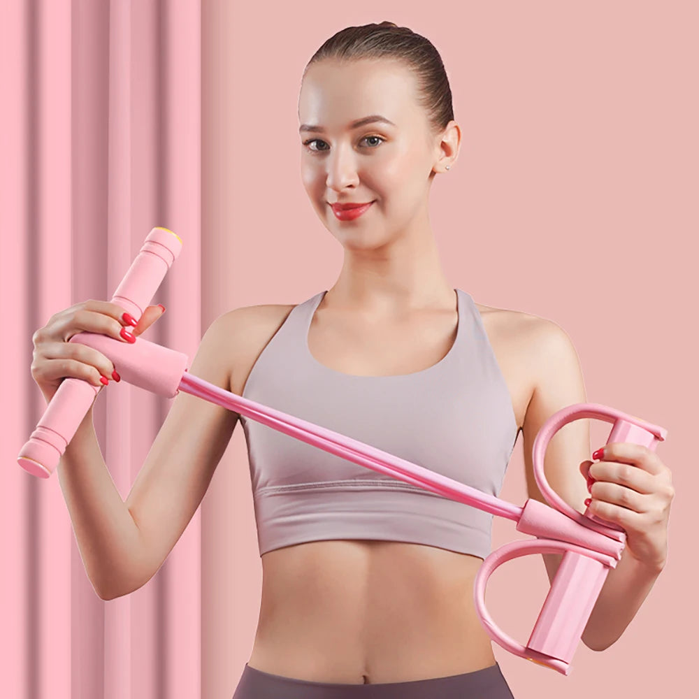 Entire Body with Pedal Resistance Bands - Yoga Equipment