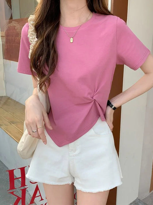 Summer Skinny T Shirt Femme