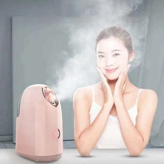 Facial Steamer Nano Ionic Hot Mist Face Steamer Home Sauna SPA Face Humidifier