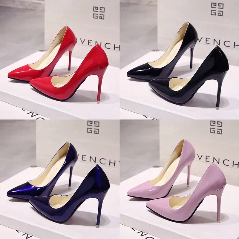 New Solid Color Pumps Women High Heel Shoes Female Fashion