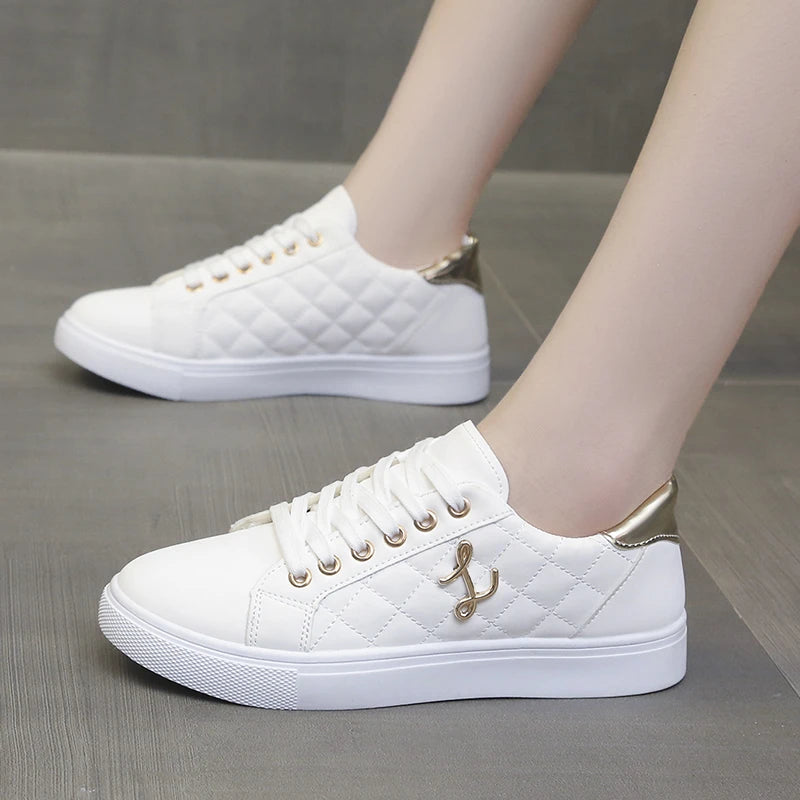 Fashion Casual Platform Sneakers for Women White Sport