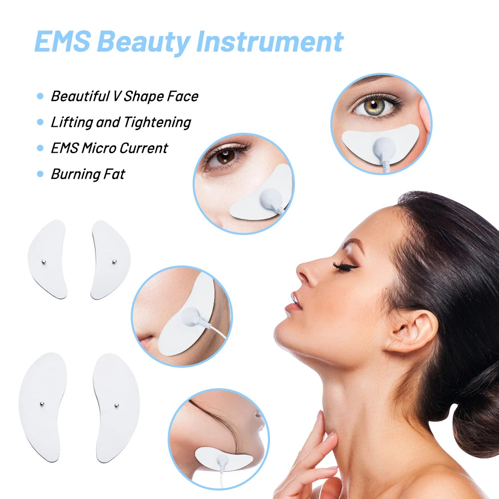 EMS Facial Massager Current Muscle Stimulator Facial Lifting Eye Beauty