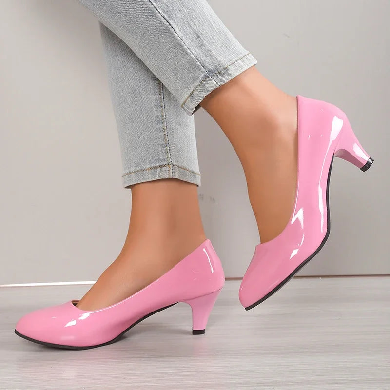 Women Pumps Nude Shallow Mouth Women Shoes Fashion