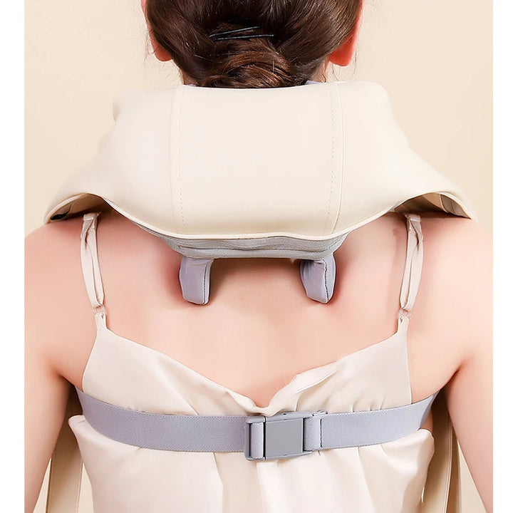 Neck and Shoulder Massager Wireless Electric Air Compress Kneading Multifunctional